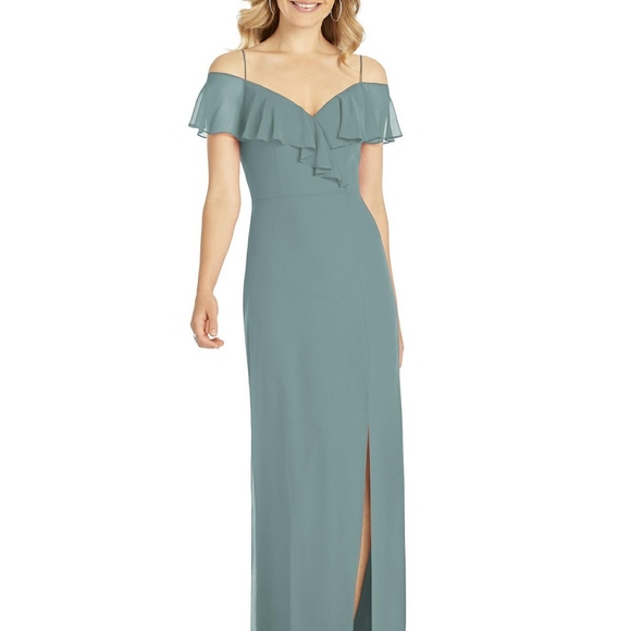 Dressy Group Icelandic Green Bridesmaid Dress - Picture 5 of 5